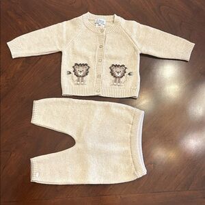 Trotters London Cashmere Blend Baby Sweater Set 3-6 Months